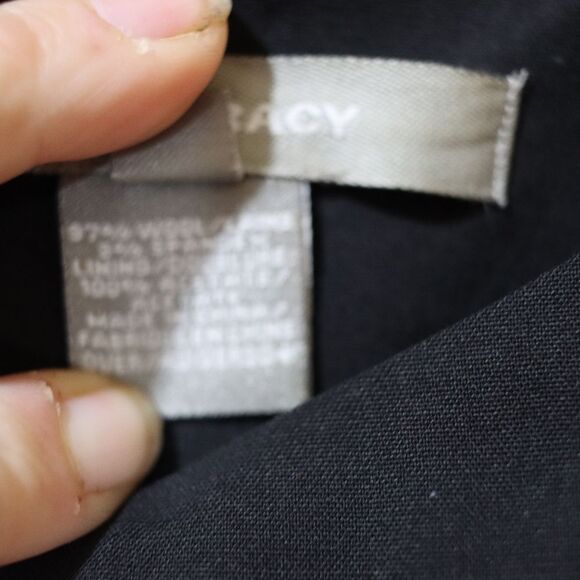 Ellen Tracy Black Sleeveless Sheath Midi Dress 10 - Picture 10 of 11